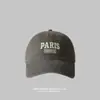 Gorra de Béisbol de Moda Bordada Estilo Coreano Top Suave para Mujer Cara Pequeña Cómoda Primavera y Verano Casual Combinable Protector Solar