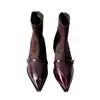 Moda Otoño e Invierno 2026 Botas de Mujer Elegantes Versátiles Puntera Puntiaguda Cortas Elásticas Adelgazantes Versátiles Tacón Grueso
