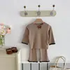 Conjunto de Pijama para Bebê Menina, Moda Primavera e Outono com Blusa Estilosa e Calça Flare, Conjunto de Duas Peças para Bebê, Novo Estilo de Outono