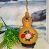 Adornos de pirograbado de calabaza natural extra grandes, medianos y pequeños, Wenwu, Dios de la Riqueza, Guan Gong, Guanyin, artesanías para el hogar y la oficina.