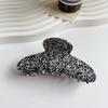 Estilo coreano de lujo ligero Pinza de garra ovalada de alta calidad Pinza para el cabello de acetato Tamaño grande Pinza de tiburón Pinza para el cabello Recogido de cabello Estampado de leopardo Accesorios para el cabello para mujer