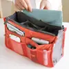 Bolsa de Maquillaje Original Portátil con Doble Cremallera, Bolsa Organizadora para Artículos de Tocador y Almacenamiento, Bolsa Multifuncional de Forro Interior tipo Longchamp