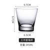 Vaso de whisky de océano, copa de cristal, copa de vino extranjero, copa clásica de lujo creativa europea, traje de cristal