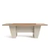 Mesa de conferência para escritório, mesa longa, bancada de treinamento simples e moderna para sala de conferências, conjunto de mesa e cadeira pequenas para negociação longa
