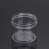 Lata Transparente de Plástico de Boca Ancha de 150g, Vaso Transparente, Caja para Crema, Empaque para Joyería con Tapa Metálica de Aluminio, Botella para Sub-Embotellado de Muestras
