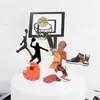 Decoração de Bolo de Basquete Ornaments Tênis de Basquete AJ Mini Caixinha de Bola Plug-in para Bolo Festa de Aniversário de Meninos Tema Basquete