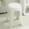 Ventas Directas de Fábrica Taburetes de Plástico para Uso Doméstico, Taburetes Redondos Engrosados y Apilables, Sensación de Lujo Ligero y Gama Alta, Sillas Robustas y Duraderas para Mesa de Comedor