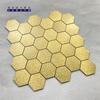 Mosaico telha hexagonal Placa de plástico de alumínio adesivo de parede nórdico auto-adesivo cozinha banheiro banheiro fundo parede decoração de casa materiais de construção