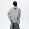 Sudadera con Capucha y Estampado de Dibujos Animados de Marca de Moda Cuello Redondo para Hombre Invierno Retro Versátil Deporte Capa Base High Street Holgada Ropa Interior para Pareja