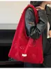 Bolso de Hombro Versátil Casual Transfronterizo Moda Estilo Otoño e Invierno Gran Capacidad Coreano Moderno Nicho Literario Bolso de Mano Bolso Tote