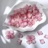 Al por mayor 20 mm Borde Enrollado Flor de Rododendro Pétalos de Vidrio DIY Hecho a Mano Accesorios para el Cabello Hanfu Estilo Antiguo Pasador Materiales