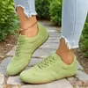 Zapatos de Mujer de Talla Grande Estilo Europeo y Americano Nuevos para la Primavera 2026, Zapatos Casuales Planos Ligeros y Cómodos, Zapatos de Mujer Versátiles con Cordones