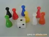Fornecimento de peças de xadrez, damas, peças de jogo, peças plásticas, peças humanoides 23*13mm