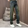 Jeans vintage para hombre estilo americano, nuevo modelo 2026, corte holgado, pantalones rectos con lavado retro, bolsillos con solapa, pantalones largos casuales