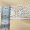 Estilo Étnico Bordado Soluble en Agua Lentejuelas Encaje Escenario Boda Joyería Seda de Leche Encaje de Cuentas Accesorios