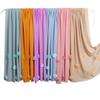 Nuevo Pañuelo Largo de Gasa Floral con Perlas Bordadas Hecho a Mano Estilo Transfronterizo, Pañuelo de Gasa de Minorías Étnicas, Pañuelo para la Cabeza Africano Malayo