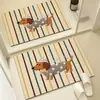 Alfombra de Piso Antideslizante de Imitación Lana Linda de Dibujos Animados Alfombra de Piso de Secado Rápido de Barro de Diatomeas Alfombrilla Antideslizante Absorbente de Agua para Baño Inodoro
