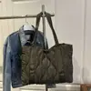 Bolsa de Mão Casual 2025 Nova Outono e Inverno Tote Estudante Aula Trabalho Roupa Ombro Único Grande Capacidade Bolsa de Algodão