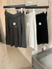 Liquidação, Sem Devoluções ou Trocas. Saia de Tricô Texturizada Simples Versátil Estilo Coreano Primavera/Verão para Mulheres 08118