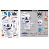 Bonitas pegatinas de Halloween con dibujos animados de bruja, murciélago, calabaza, calavera, pegatinas electrostáticas para decoración de fiestas de Halloween, pegatinas para ventanas