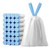 Bolsa de Basura con Cordón Bolsa de Limpieza Engrosada Portátil para el Hogar Bolsa Fácil de Tirar Un Tirón Empaque Automático Bolsa de Basura 15