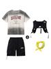 Hip-Hop Street Dance Moda Infantil Roupas terno Meninos Cool Crianças Hiphop Solto Meninas Mostrar Mesa Performance Roupas