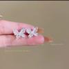 Pendientes de mariposa súper exquisitos para mujer, nuevos y de primavera y verano, pequeños, frescos, de alta gama, con diseño de nicho, elegantes y combinables.