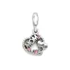 Pulsera collar de mamá transfronteriza colgante de corazón forma de corazón joyería del Día de la Madre colgante cuerda trenzada accesorio hecho a mano