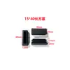 Enchufe de tapón de tubo de plástico rectangular al por mayor de fábrica tapón de tapón de tubo de acero inoxidable tapa de sello para patas de mesa silla de muebles tapón cuadrado