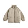 Chegada Nova Tendência Nacional Estilo Hong Kong Jaqueta Acolchoada de Algodão para Inverno Masculina Design com Múltiplos Bolsos Jaqueta Acolchoada de Algodão Marca de Tendência Solta Peça Versátil para Todas as Ocasiões