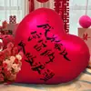 Decoración de habitación de boda globos de película de aluminio de corazón decoración de sala de estar suministros de boda juego completo accesorios para fotos de escena de compromiso boda