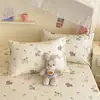 Fundas de almohada de algodón puro, un par de fundas de almohada 100% algodón para dormitorios de estudiantes, funda interior para núcleo de almohada infantil individual 48X74 cm