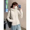 Cárdigan negro con cremallera, adelgazante para mujeres petite, nuevo top con capucha para principios de otoño 2026, chaqueta sudadera de corte ajustado