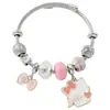 Pulseras Sanrio-Hellokitty, Kuromi, Mickey Mouse, Stitch de Venta Caliente Transfronteriza en Varios Estilos en Rebaja