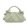 Bolsa Plissada Elegante e Simples para Mulheres 2025 Novo Estilo Coreano Estilo Estrangeiro Portátil para o Dia a Dia Bolsa de Ombro Cruzada