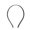 Acessórios para Aro de Cabelo DIY Preto de Várias Especificações Aro de Cabelo de Tecido Liso Sem Dentes Cor Sólida Aro de Cabelo Fino Aro de Cabelo Simples Versátil