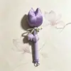 Martelo de Bem-Estar de Losna, Bastão de Batida para Meridianos de Bem-Estar, Martelo Flor de Moxabustão Tulipa, Conjunto em Caixa de Presente, Lembrança Personalizada