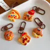 Chaveiro Pingente Série de Brincar com Comida Pão M Bean Desenho Animado Acessório Fofo para Pendurar em Mochila de Estudante Presente para Namorada