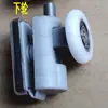 Polea de Cabina de Ducha Curva Oscilante Rueda Única Rueda Arriba y Abajo Accesorios de Cabina de Ducha Polea Puerta Corredera de Baño Rueda Pequeña Colgante