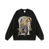 Camiseta Curta Lavável Estilo Vintage com Personagens de Desenho Animado Japonês Anime Moda Nacional Solta Hip-hop Meia-manga Masculina e Feminina