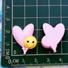 Corona de Flores Nube Brillante Alas de Mariposa Globo Pegamento Cremoso Funda de Teléfono Pegamento DIY Accesorios de Resina