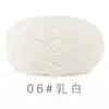 Suhe Ovillo de Lana de Algodón Leche Peinado de 4 Hebras Hilo de Algodón Grosor Medio Hecho a Mano DIY Muñeca Tejida Manta Hilo de Ganchillo Venta al por Mayor