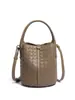 Bolsa de Tecido Artesanal Estilo Novo 2025, Bolsa de Mão Tipo Balde, Bolsa Versátil Casual para Mãe e Filha, Bolsa de Ombro Transversal Simples e Leve de Luxo
