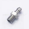 Cable exterior 8 mm conexión rápida de alta presión cabeza macho cabeza macho de acero inoxidable con válvula antirretorno cabeza macho M10 * 1 1/8NPT 1