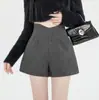 Outono/Inverno 2026 Novo Estilo Shorts de Lã Brilhantes com Lantejoulas Cintura Alta Linha A Calças Bootcut Elegantes Femininas Calças de Pernas Largas Hot Girl Tendência