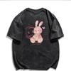 Camiseta de Manga Corta para Mujer de Verano Nueva Holgada Estilo Harajuku Combinable Estilo Ins