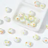 Populares Cuentas de Vidrio de Lunares Coloridos de 12 mm para Manualidades, Cuentas Redondas Perforadas Sueltas, Material de Cuentas, Accesorios para Pendientes, Colgantes, Joyería