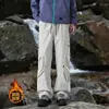 Calça de fleece personalizada/outono e inverno, calça masculina impermeável para atividades ao ar livre, marca da moda, calça de trabalho reta folgada, estilo grosso