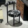 Cadeira de Maquiagem Cadeira para Quarto de Menina Encosto Luxo Leve Simples Moderno Mesa de Estudo Mesa de Maquiagem Banqueta de Mesa