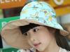 Sombrero de Protección Solar para Playa Sombrero de Protección Solar para Niños Sombrero de Protección Solar para Bebé Parte Superior Vacía de Doble Cara para Niños y Niñas
